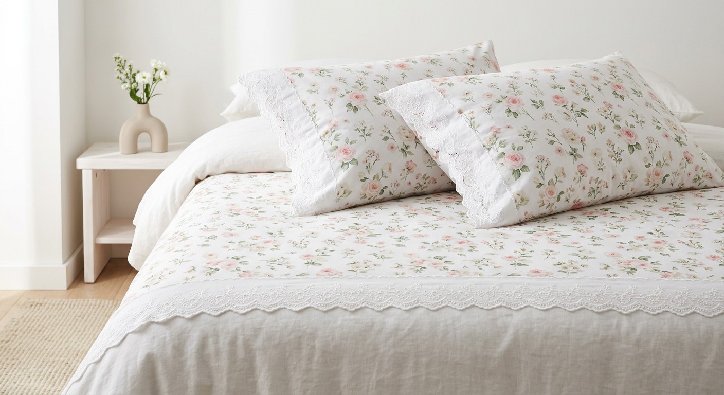 Floral Bed Sheet Set